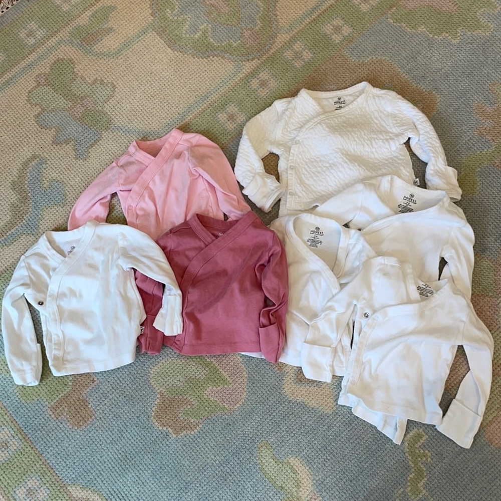 Honest Baby 3-6 Month Shirt Bundle
